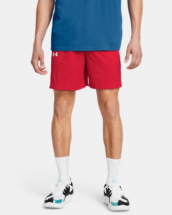 Men's UA Zone 7" Shorts, Red, pdpMainDesktop image number 0